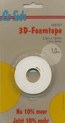3D foam tape i rulle 1,0mm x 2,2meter