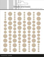 Simple and Basic Enamel Dots SBA008 - Baileys Brown