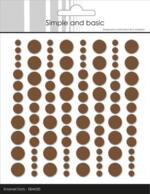 Simple and Basic Enamel Dots SBA020 - Chocolate Brown