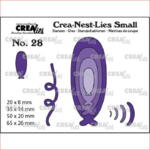 Crealies Dies Crea-Nest-Lies Small 28 - Ballon lang