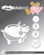 By Lene dies BLD1560 - Piggy Bank