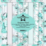 Paper Favourites Turquoise Floral