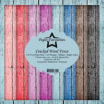 Paper Favourites 15x15 Cracked Wood Fence