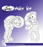 By Lene stempel BLS1189 - Teddybears