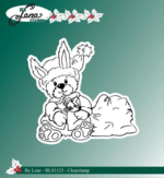 By Lene stempel BLS1123 - Christmas Rabbit