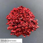 Simple and Basic Sequins SBS109 - Red