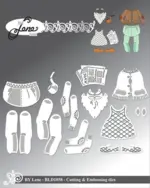 By Lene dies BLD1858 - Accessories for #BLD1856