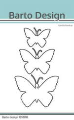 Barto Design Dies 135078 - Solid sommerfugl