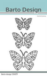 Barto Design Dies 135079 - Detailed sommerfugl