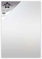 Paper Favourites Mirror Card Glossy - Chrome Silver