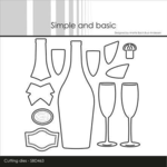 Simple and Basic die SBD463- Champagne Bottle