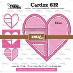 Crealies Dies Cardzz 612 - Frame & Inlay Eliza