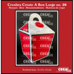 Forudbestilling: Crealies Dies Create A Box 28 - Take Out Box With Handle Large