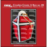 Forudbestilling: Crealies Dies Create A Box 28 - Take Out Box With Handle Medium