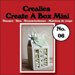 Forudbestilling: Crealies Dies Create A Box 6 - Milk carton Mini