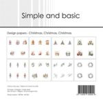 Simple and Basic Design Paper SBP536 - Christmas, Christmas, Christmas