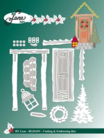 By Lene dies BLD1691 - Christmas Door