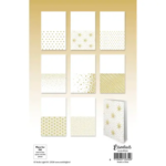 Studio Light Paper Pad A5 - Foiled Cards Gold Patterns