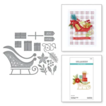 Spellbinders dies - Delivering Joy Sleigh Etched Dies (S4-1358)