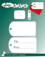 By Lene dies BLD1712 - Til / Fra (Danish)