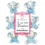 Toppers a Cute little elephant