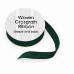 Simple and basic Grosgrain Ribbon -  Dark Green