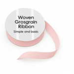 Simple and basic Grosgrain Ribbon -  Light Pink