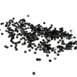 Simple and basic SBA504 - Half Pearl 2mm - Polished Antique Silver