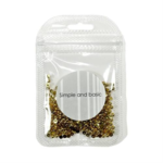 Simple and basic SBA532 - Half Pearl 3mm - Polished Gold