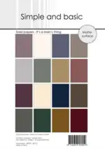 Simple and Basic SBP975 Solid Papers - It's a Man's Thing