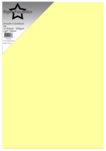 Paper Favourites Smooth Cardstock A4 - Light Yellow