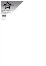 Paper Favourites Smooth Cardstock A4 - Snow White