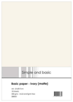 Simple and basic SBB051 Basic Paper A4 - Ivory (matte)