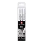 Sakura Gelly roll pen hvid 3stk