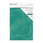 Tonic/Craft Perfect glitter Card  - Turquoise lake