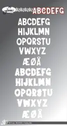 By Lene dies BLD1828 - Alphabet w/Shadow