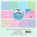 BY Lene Paperpad BLP377 -  BABY Pastel 30,5X30,5