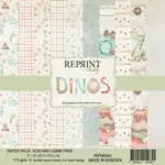 Forudbestilling: Reprint - Dinos 8x8 Inch Paper Pack