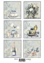 Forudbestilling: Reprint Klippeark - Hip hip horray Tags