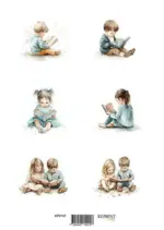 Forudbestilling: Reprint Klippeark - Children Reading