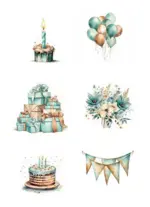 Forudbestilling: Reprint Klippeark - Birthday