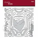 Dan Dies 79318 - Baby body kort