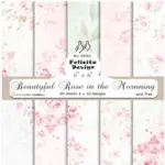 Felicita Design 15x15 - 69383 - Beautyful Rose In The Morning