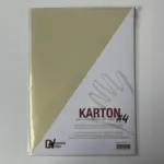 Majestic karton A4 - Lys guld
