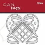 Dan Dies 79389 - Hjerte m. sløjfe flettet