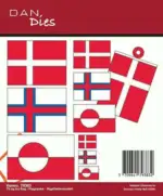 Dan Dies 79383 - til og fra flag / flagranke Rigsfællesskabet