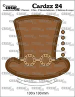 Crealies Dies Cardzz 24 Steampunk hat