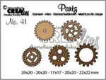 Crealies Dies Partz 41 - Gears Small