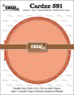 Crealies Dies Cardzz 591 -  Double Card Circle