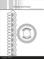 Simple and Basic die SBD689 - Border and top for jar (bestilling)